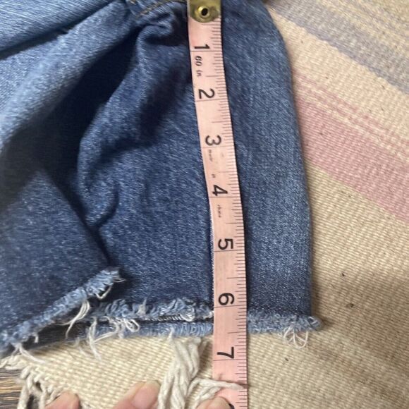 OSHKOSH B’Gosh Girls Jean Shorts Size 6 Destressed Adorable Knee Back to school - Picture 16 of 16